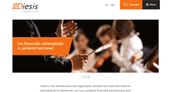 Desktop Screenshot of diesis.nl